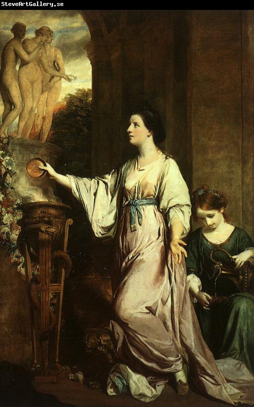 Sir Joshua Reynolds Lady Sarah Bunbury Sacrificing to the Graces